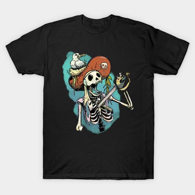 Pirate and seagull T-Shirt by Rackham